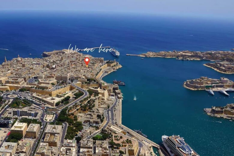 Ubicación de Valletta Property Rentals