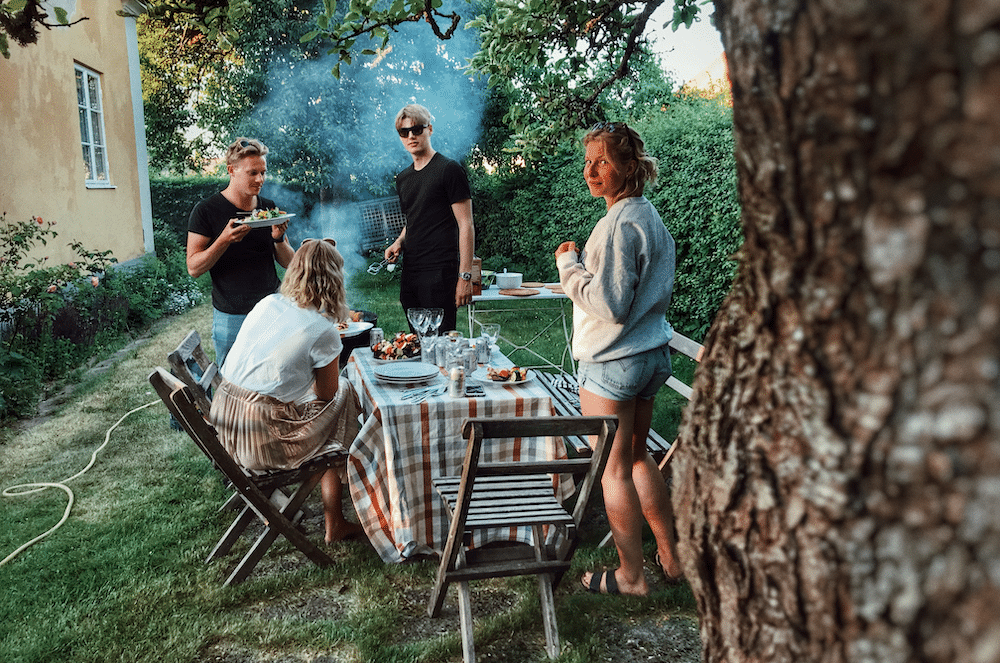 Airbnb Außenbereich Elemente