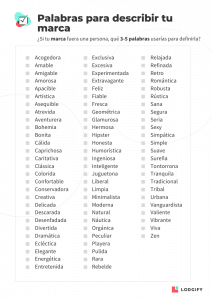 Palabras para describir tu marca