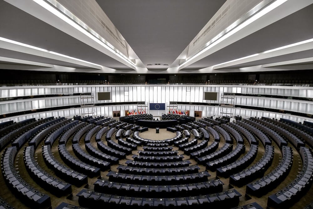 Parlamento Europeo en Bruselas