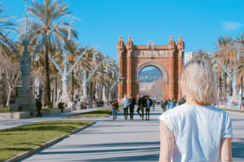 Turista en Barcelona