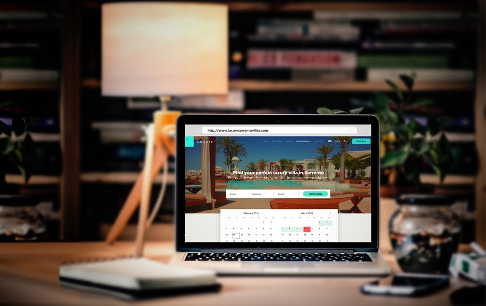 create vacation rental website