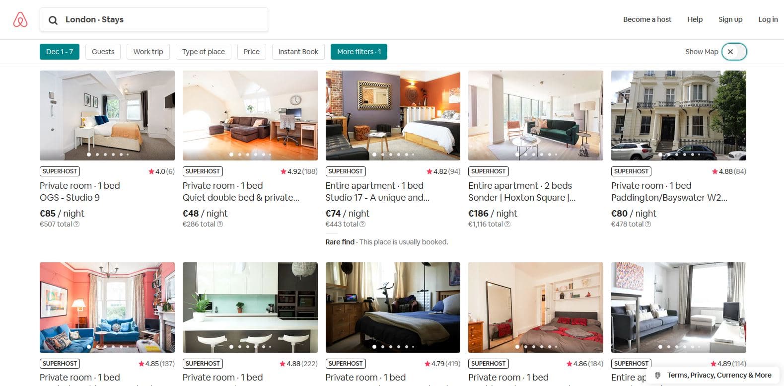 Costo annuncio Airbnb