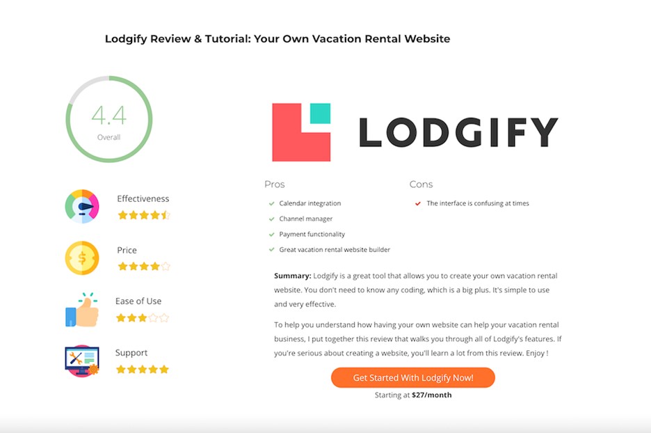 Opiniones de Lodgify Get Paid for Your Pad