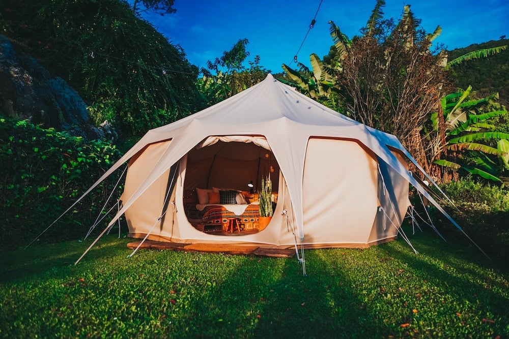 glamping tent