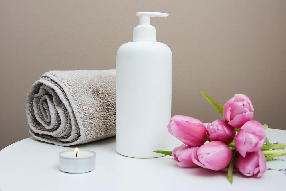 Travel size toiletries for vacation rentals