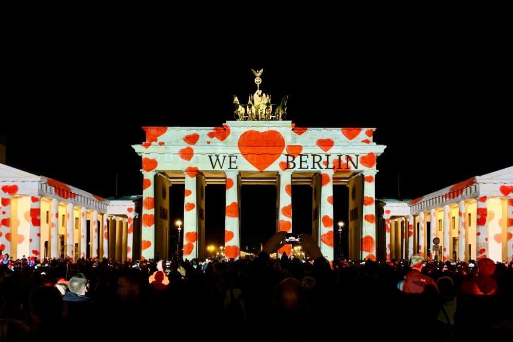 Berlin Brandenburger Tor Festival of Lights