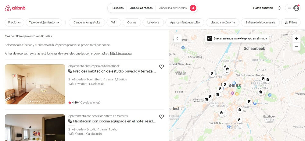 Airbnb Web España