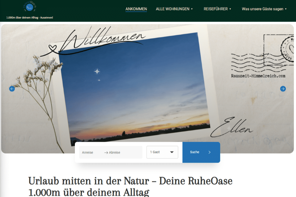 Website Ankommen HimmelReich