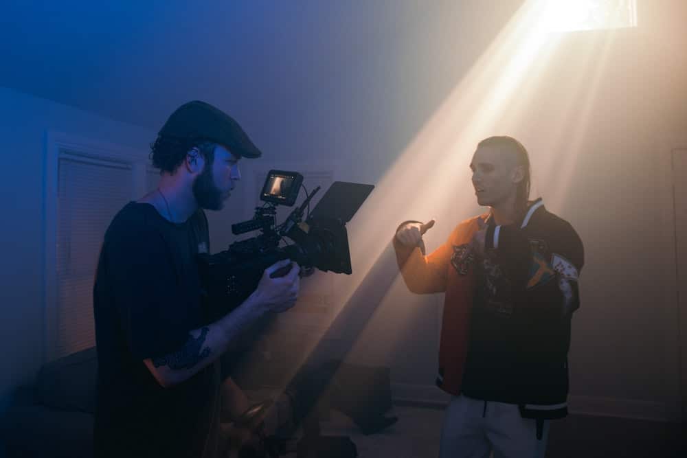 making a music video