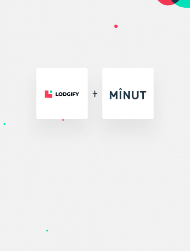 minut and lodgify logos