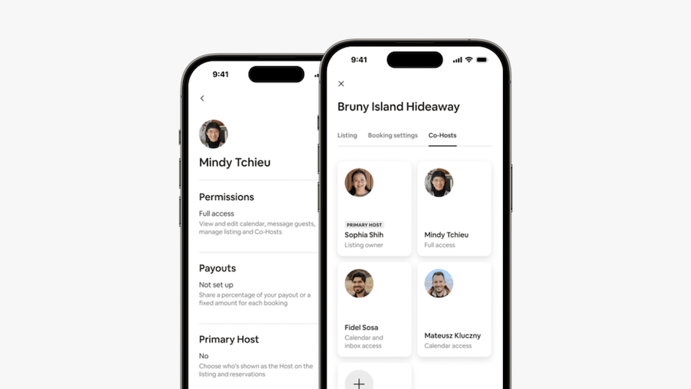 co-host permissions airbnb