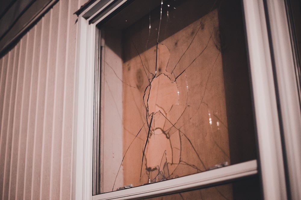 broken window