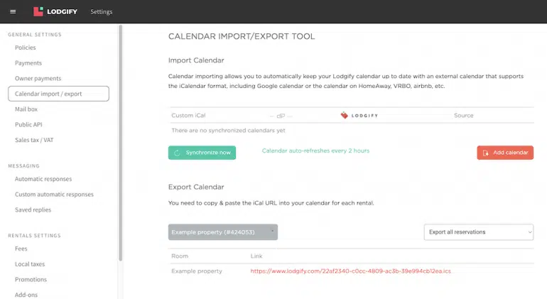 Lodgify import tool