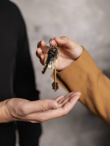 Keys Handover During Vacation Rental Check-In