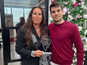 Alberto and Daniela at the 2024 Shortyz Awards