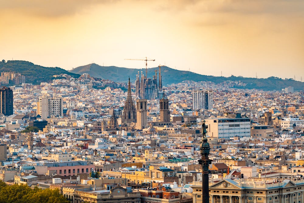 Barcelona skyline