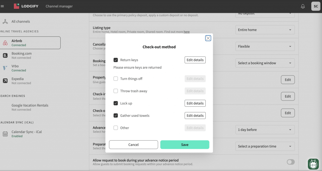 Airbnb-Checkout-Methods