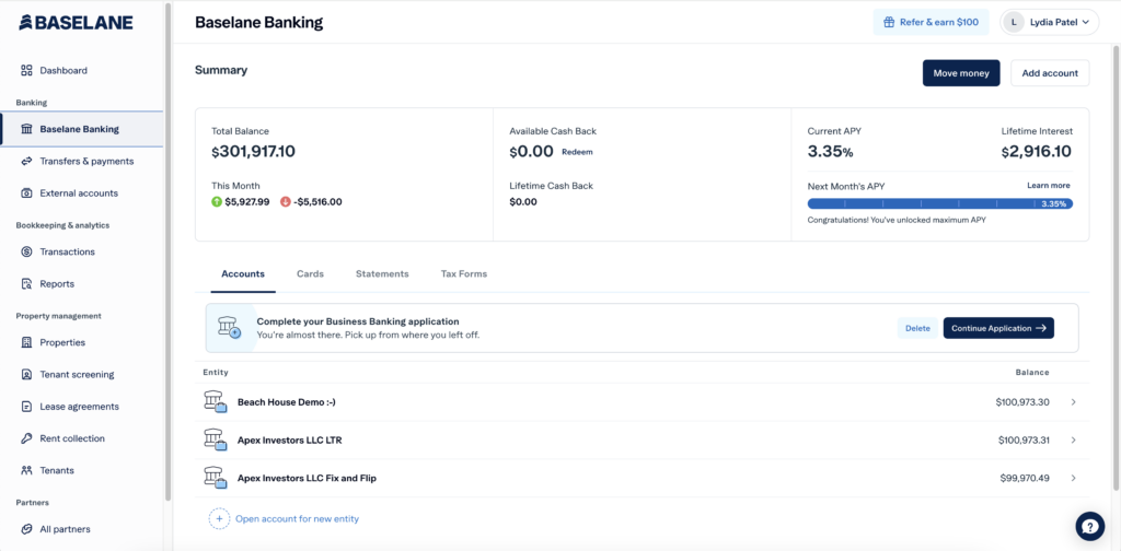 Simplify Your Vacation Rental Finances With Baselane