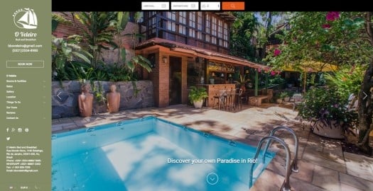 Lodgify Website Example B&B O Veleiro
