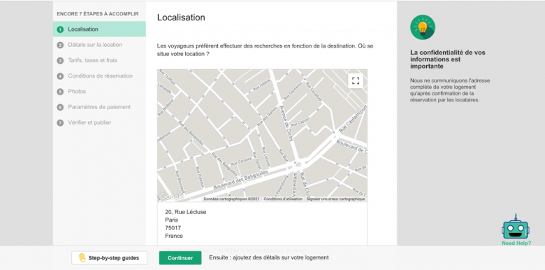 Localisation propriété location de vacances sur Tripadvisor