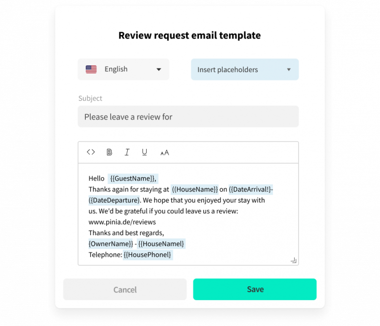 Unified Inbox Email Templates
