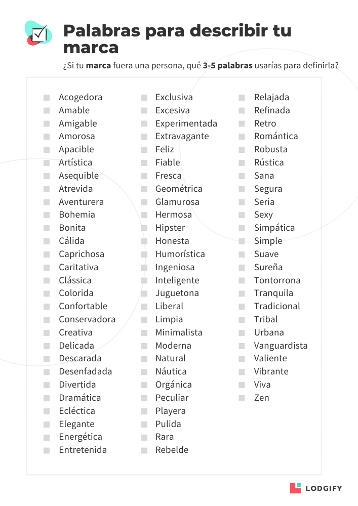 Palabras de branding