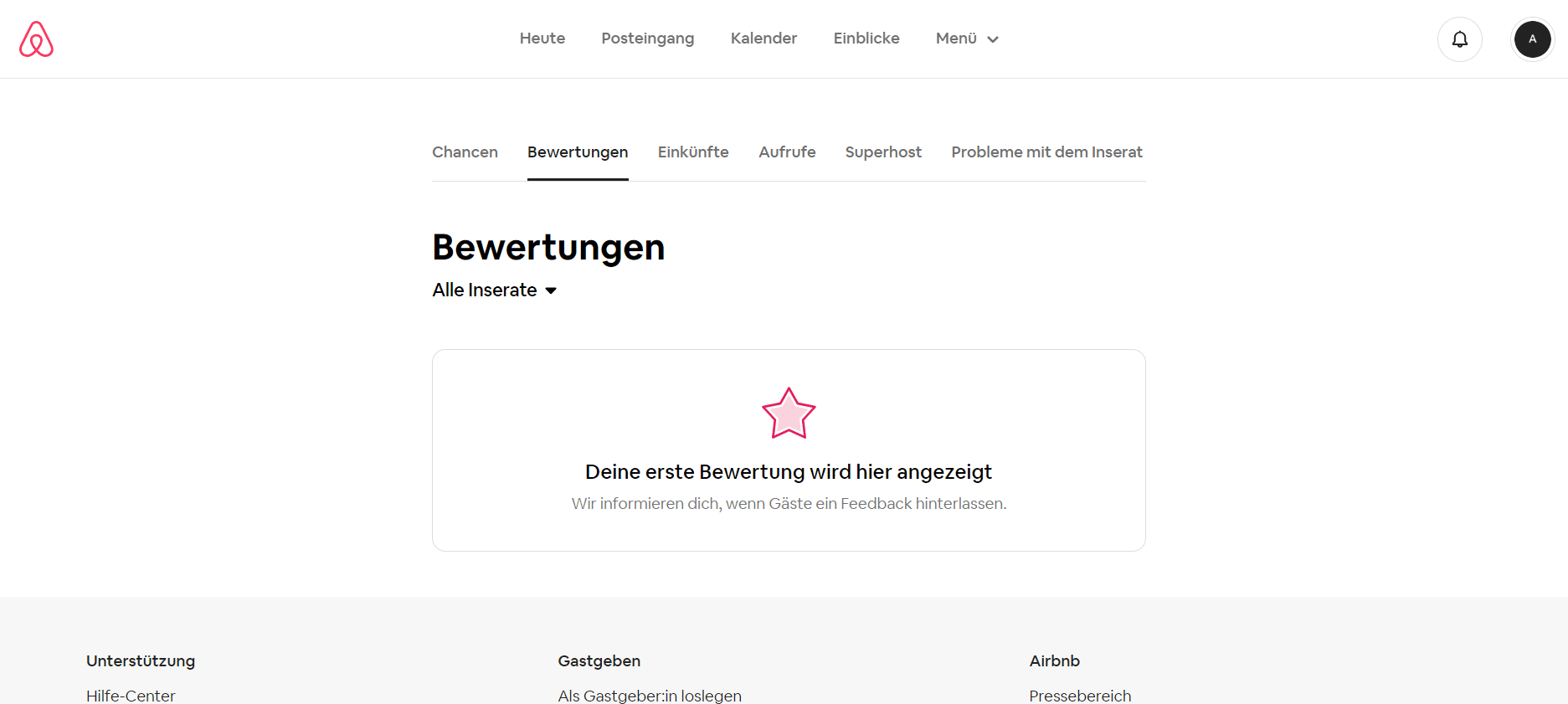 Airbnb Bewertungen