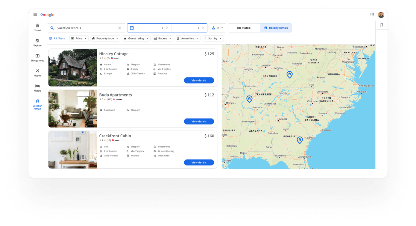 Annonces Google Location de Vacances