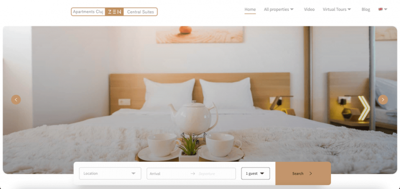 Zen Apartments Cluj Website