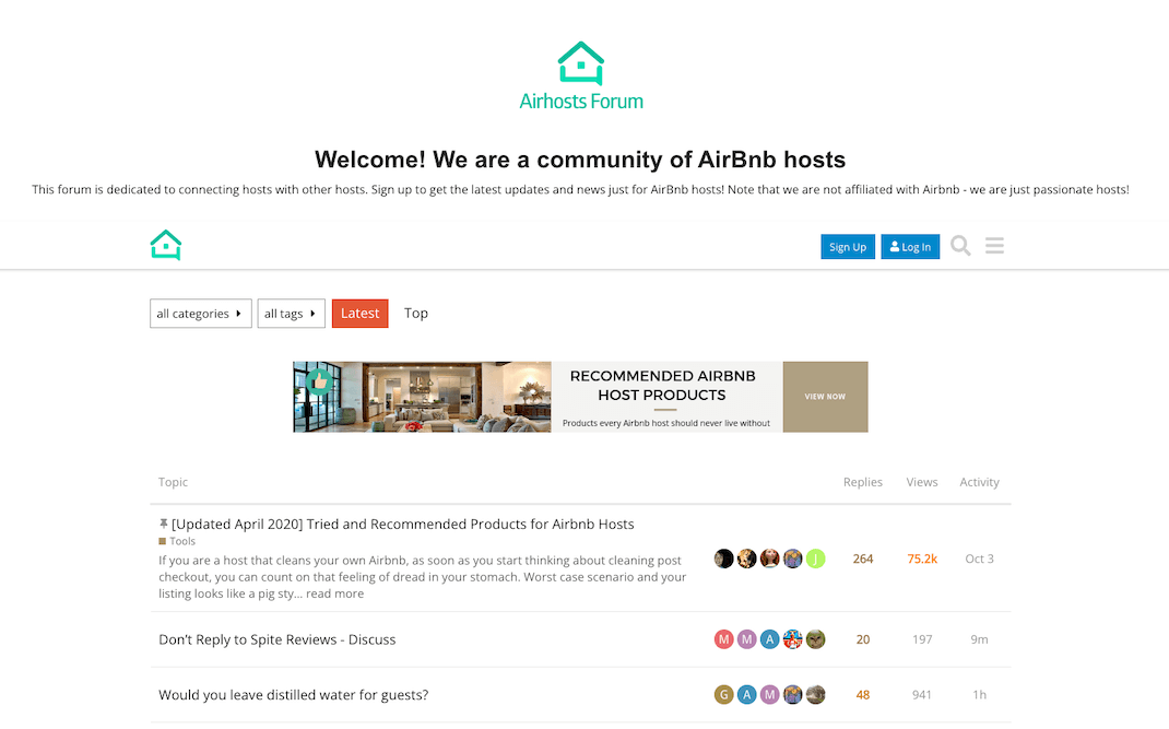 Airhosts Airbnb Forum