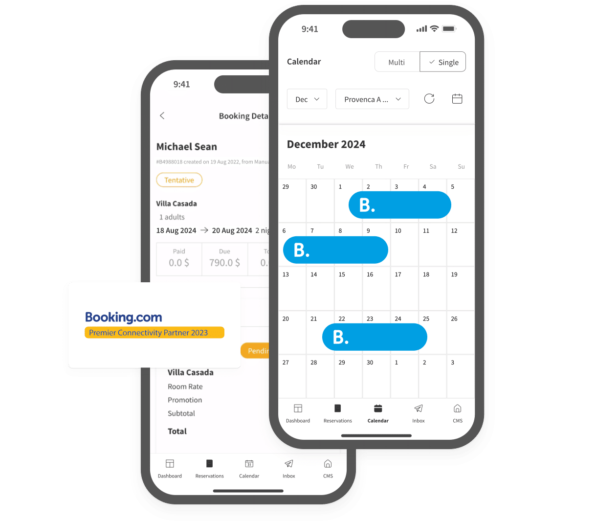 Booking.com Channel Manager Mobile