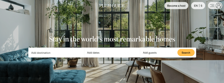 Airbnb Alternatives - Plum Guide